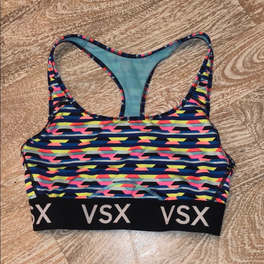 Victoria’s Secret sport sports bra blue yellow